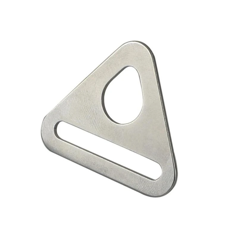 A2UC 10Pcs Stainless Steel Triangle D Ring Buckles Adjuster Backpack Straps Webbing