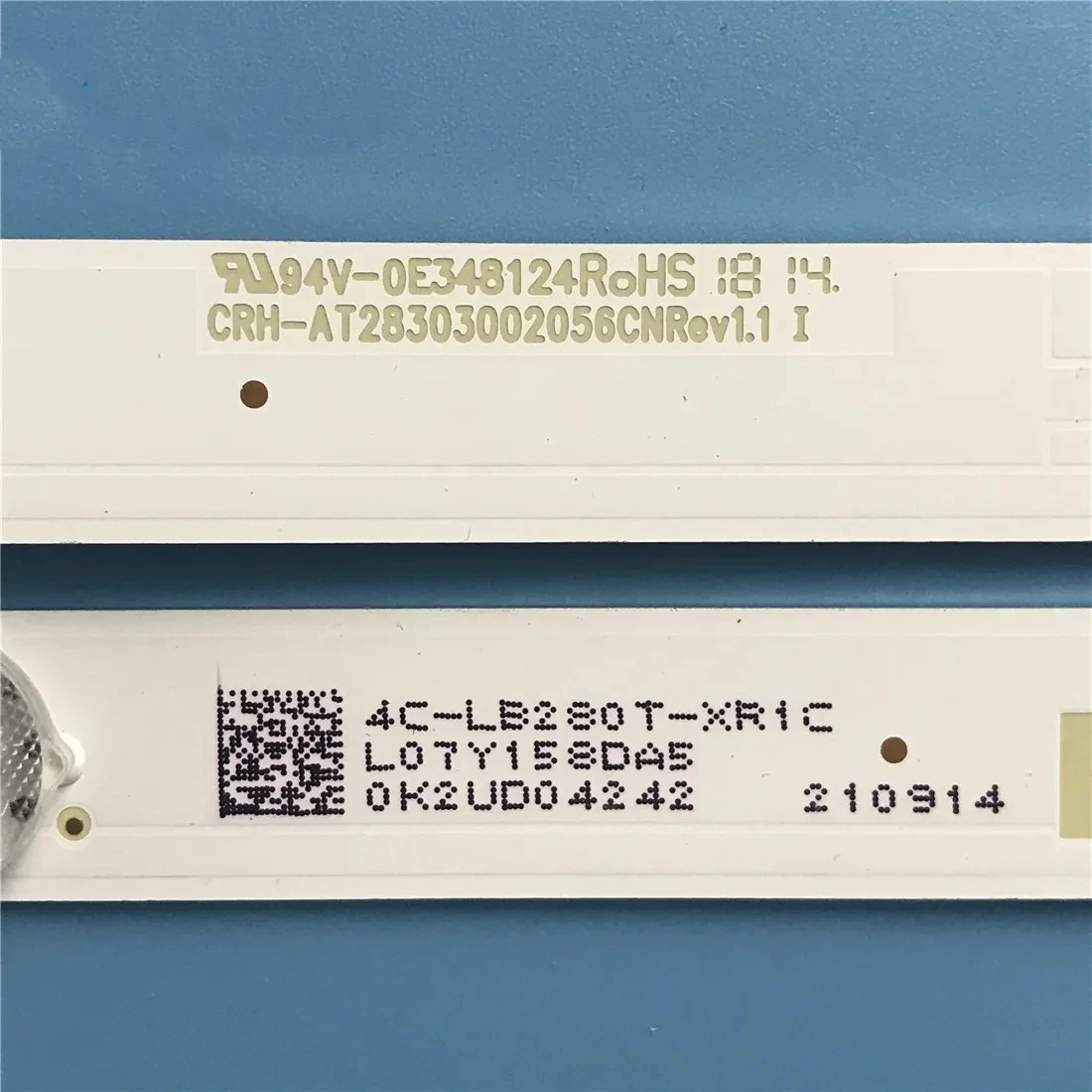 Imagem -02 - Faixa de Luz de Fundo Led Lâmpadas para T28rte1020 Crh-at 28303002056 Cnrev1.1 i 4c-lb280t-xr1c 28lhd1600 Lvw280csdx e1 v7 6v Led