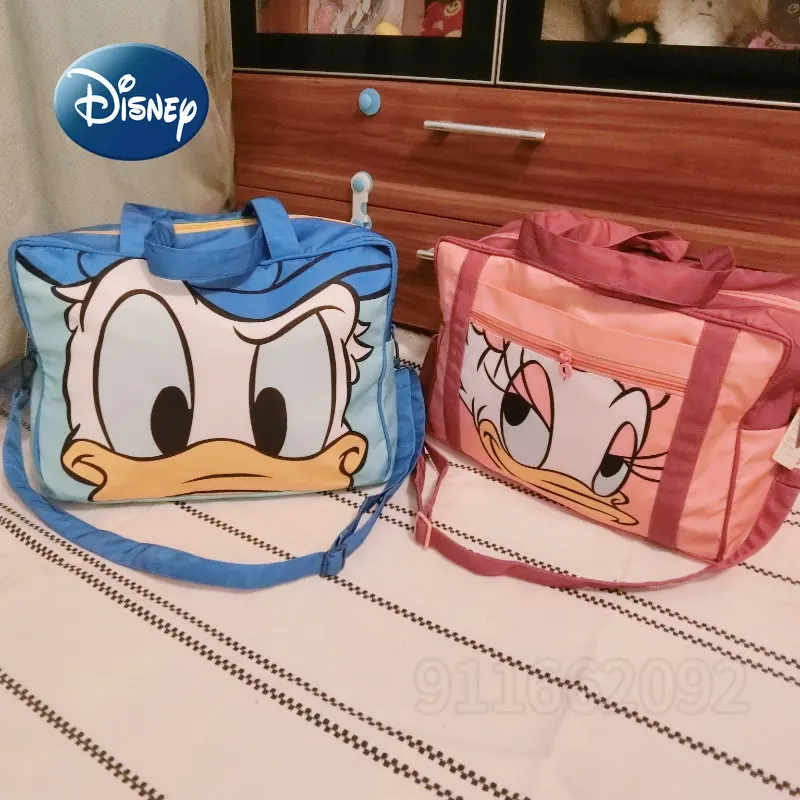 Disney Donald Duck New Travel Handbag Cartoon Cute Women\'s Travel Bag Waterproof Large Capacity Storage Bag Fashion Fitness Bag