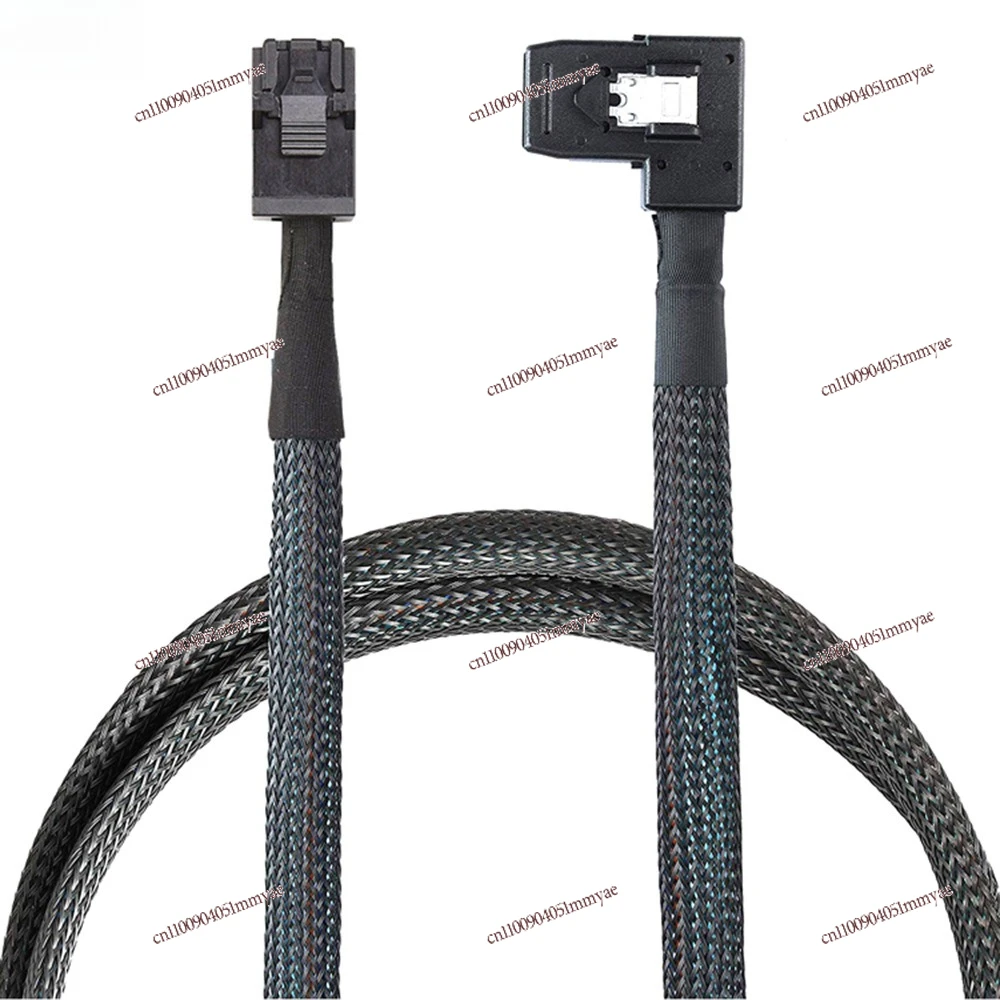 

MINI SAS HD SFF-8643 4I To SAS SFF-8087 Left Turn Server Internal Cable