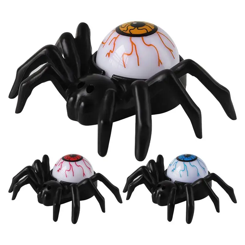 

Halloween Spider LED Flameless Candle Light Lamp For Halloween Party Home Decoration Haunted House Horror Props 12 PCS