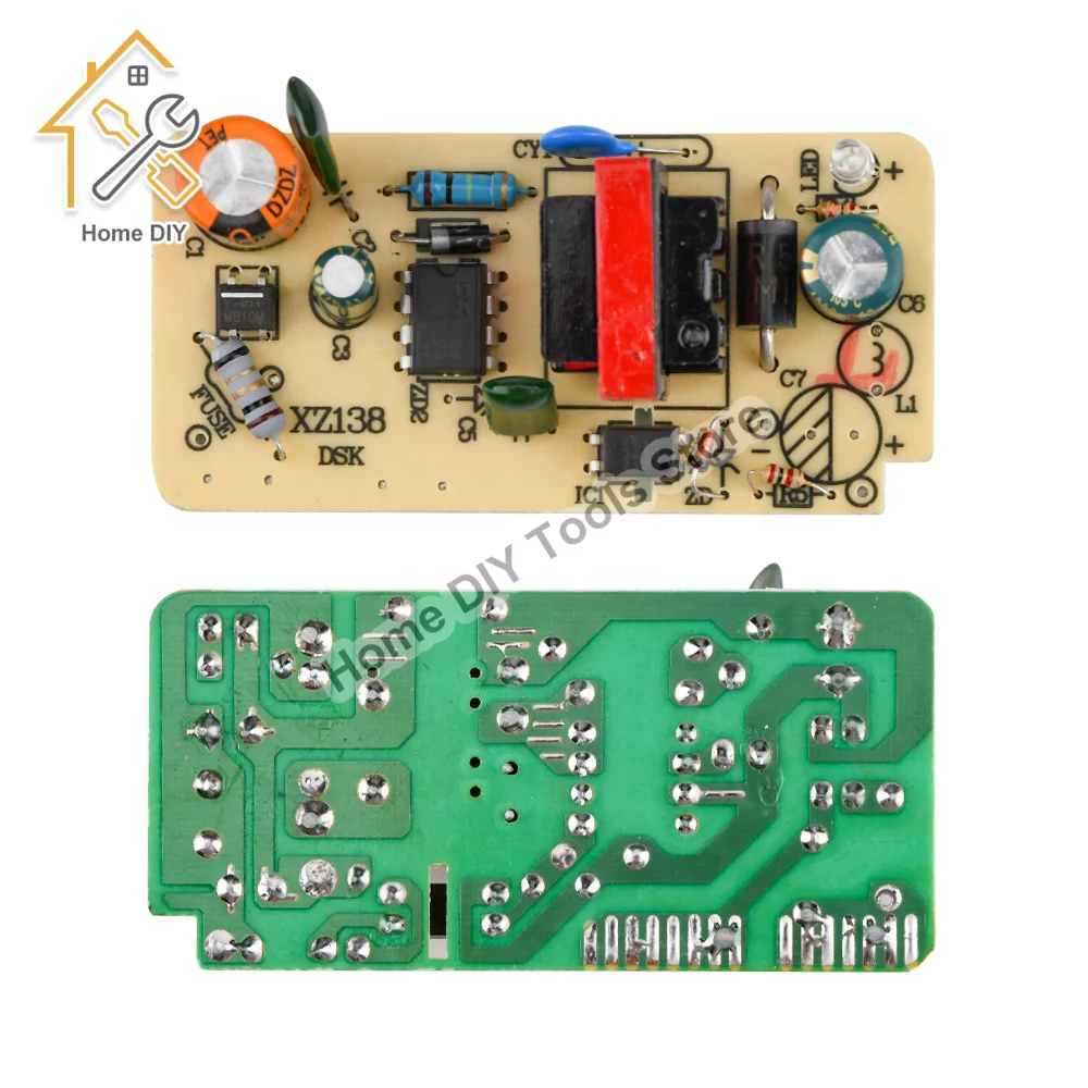 AC-DC AC 100V-240V to DC 5V 2A/2.5A 12V 1A Switching Power Supply Module Switch Overvoltage Overcurrent Short Circuit Protection