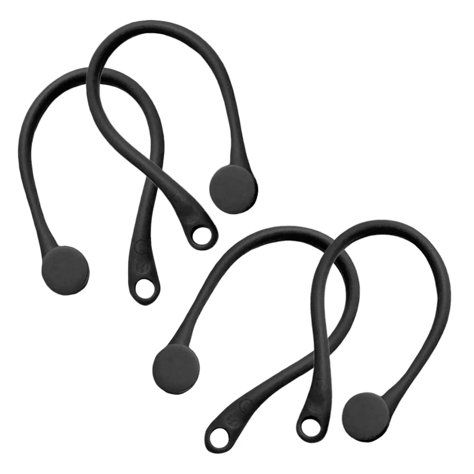 2Pairs Earphone Ear Hook Protective Cover for Wireless Earbuds Tpu Silicone Lightweight Secure Fit Anti-Lost Ergonomic Design