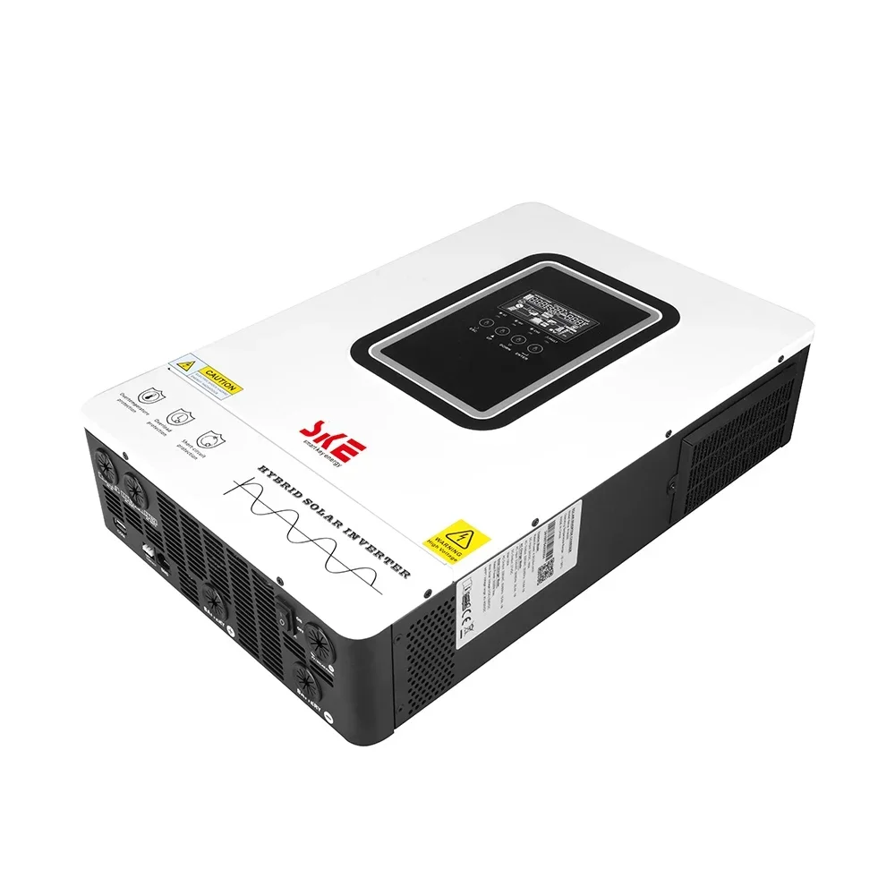 Inwerter solarny hybrydowy SKE 4.2KW z czystą sinusoidą, akumulator 24V, podwójny MPPT, 230V jednofazowy do użytku domowego