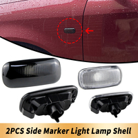 2PCS Car Turn Signal Side Fender Marker Light Lamp Cover Shell Housing Lens For Audi A3 S3 8P A4 S4 RS4 B6 B7 B8 A6 S6 RS6 C5 C7