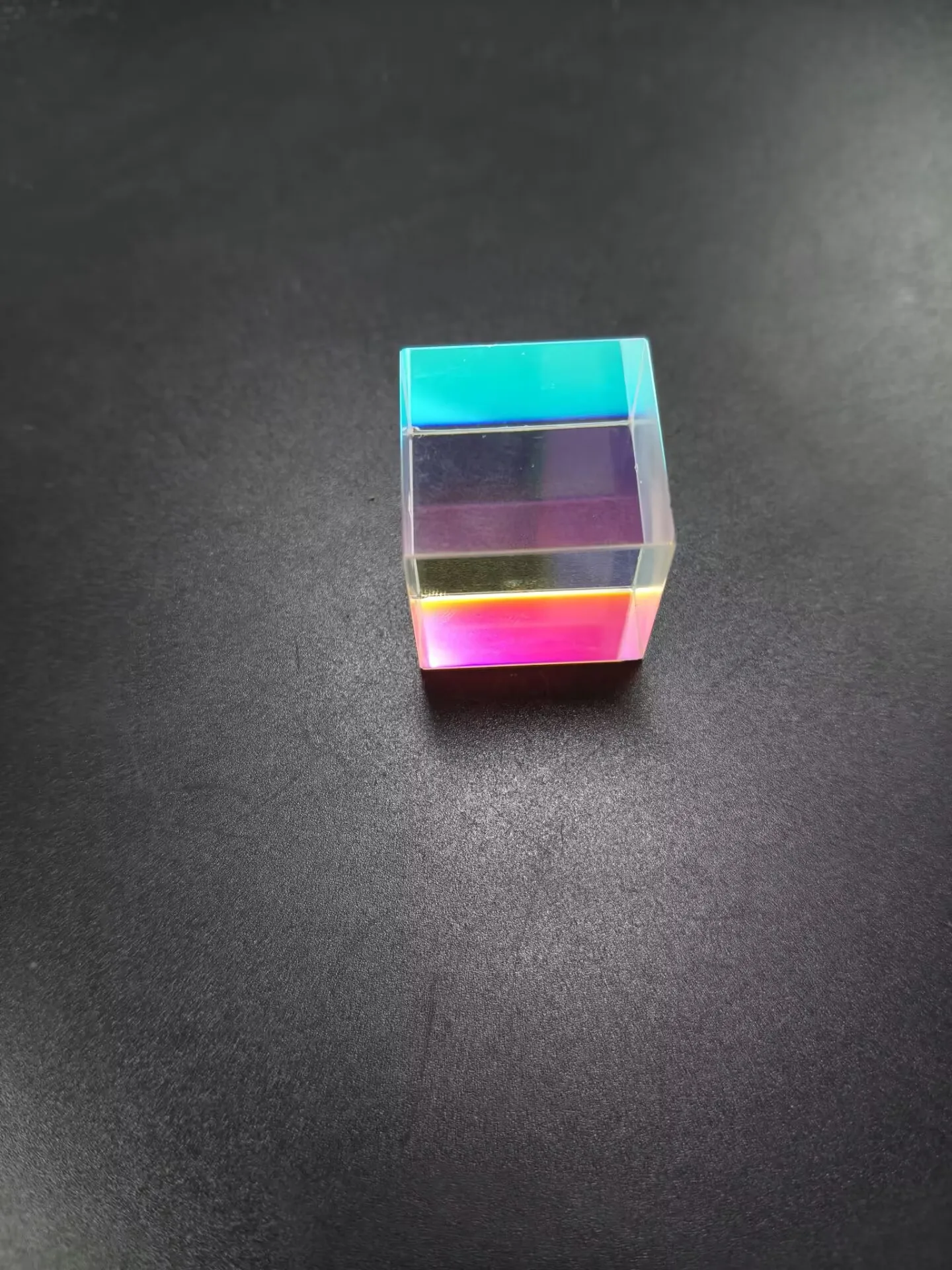 2 قطعة 2.5x2.5 سنتيمتر RGB X-Cube عيب الزجاج البصري بريزم ضوء البحث العلوم