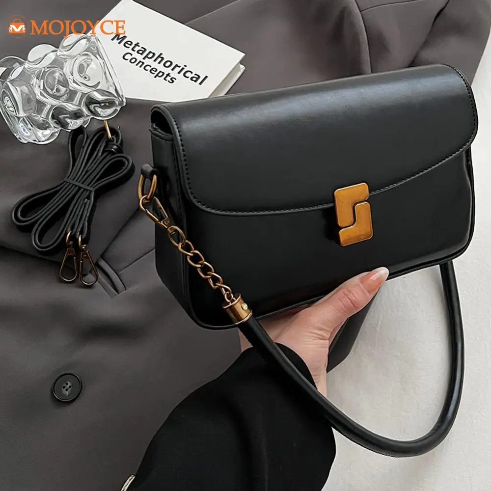 Retro PU Women Handbag French Square Bag High Quality Small Shoulder Bag Deisgner Classic Crossbody Bag Luxury Brand Phone Purse