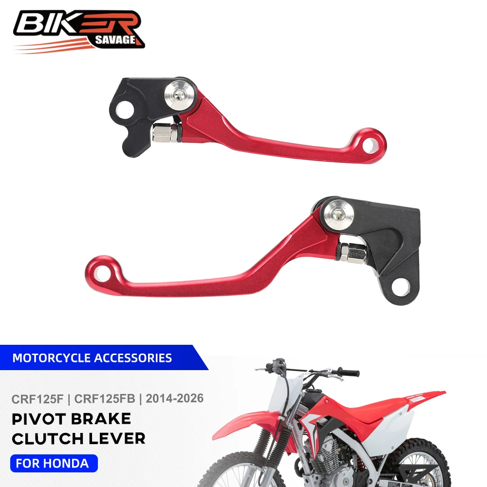 Manetas de embrague y freno para moto de cross Honda CRF 125F 125FB 2026, manetas de control delanteras para motocicleta de cross/pit bike