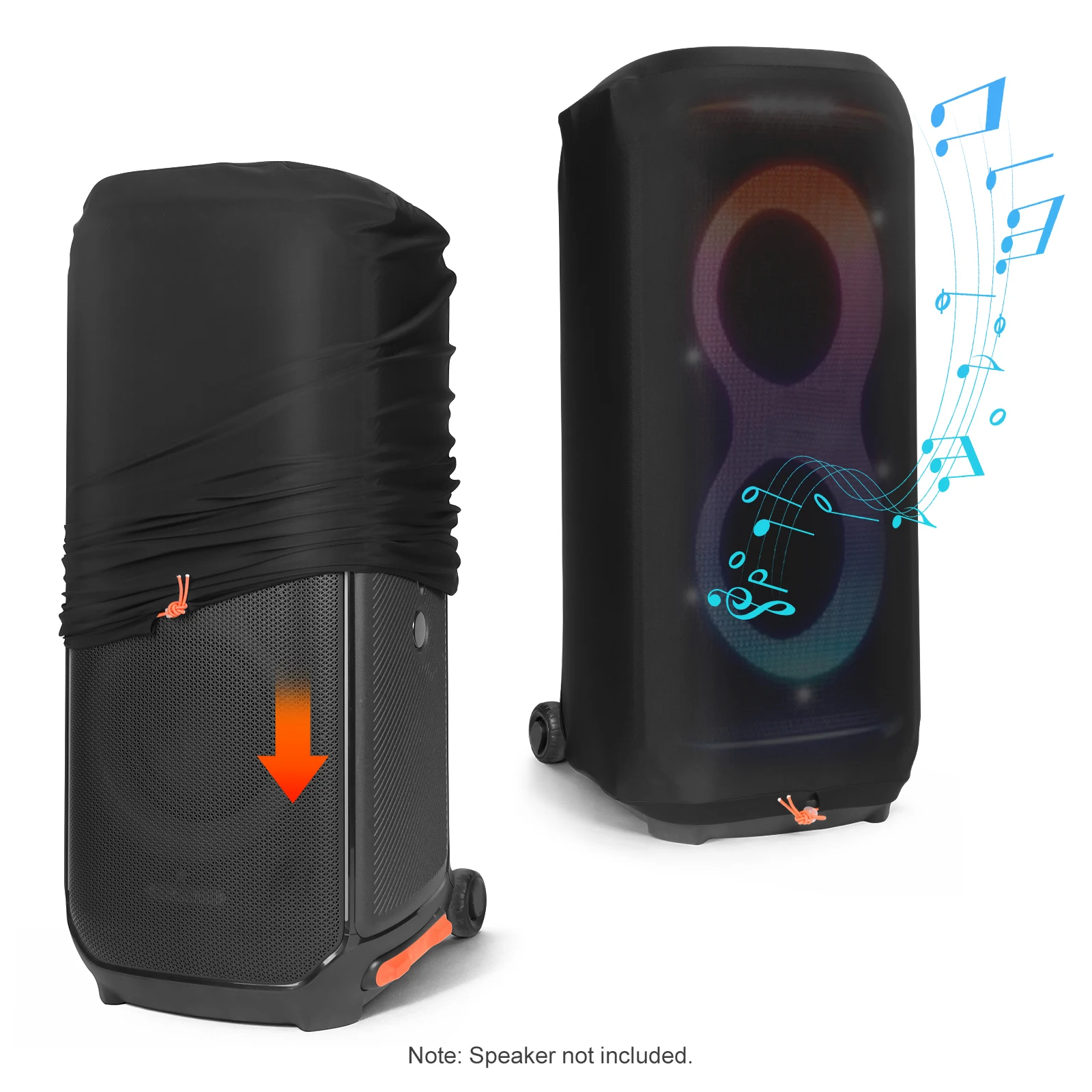 Funda Protectora para Altavoz, Funda Protectora Portátil para Altavoz de Fiesta, Funda Protectora contra el Polvo Compatible con JBL PartyBox 710