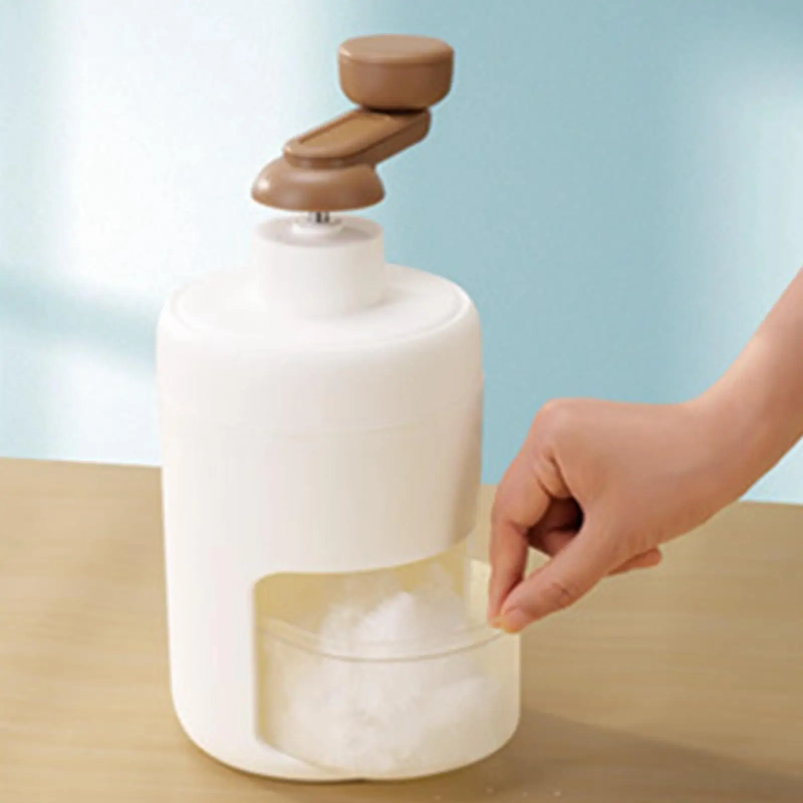 Бритва для льда, бритая машина для льда, ручная кривошипная ледорубка, дробилка для льда с нержавеющей сталью для быстрого дробления