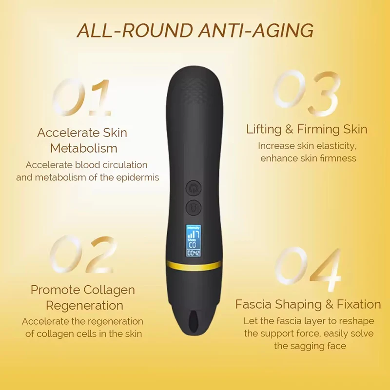 2025 Mini masajeador ultrasónico de mano 7D para estiramiento facial, eliminación de arrugas, antienvejecimiento, estiramiento de la piel, cuidado de los ojos, máquina de belleza para SPA