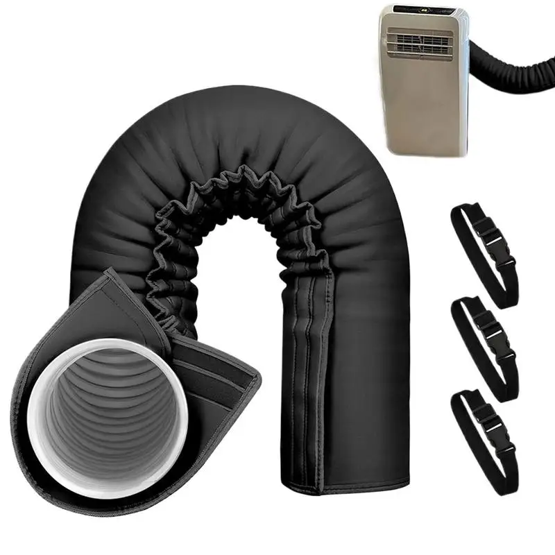 

Portable AC Hose Cover Thick Air Conditioner Hose Wrap,Insulated Hoses Duct Vent Cover for 5" & 5.9" Diameter Exhaust Hoses Tube