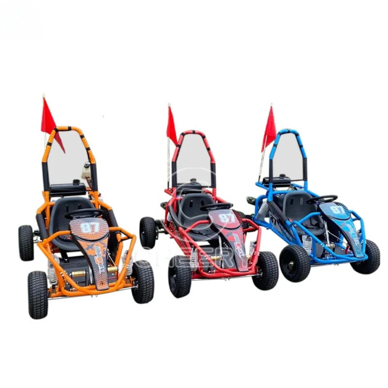 Hot sale racing karting cars 4 wheel 125cc petrol off road go kart buggy for kids and adults