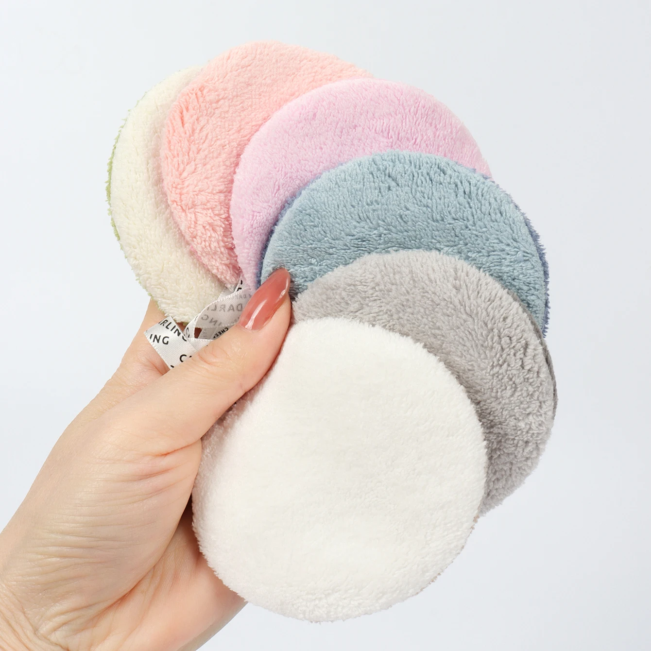 80枚入り吸収性洗顔パッド6個、洗濯機で洗える、再利用可能な - Beauty Makeup Blender のレビューと価格