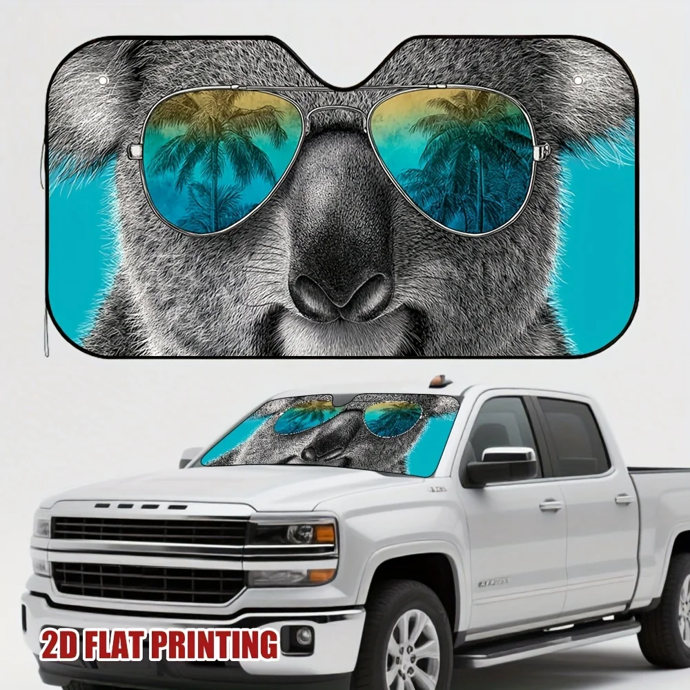 قطعة واحدة من واقي الشمس من شعيرات القطط للسيارات، يكتل ضوء الشمس بسرعة، مما يضمن درجة حرارة ممتعة داخل السيارة، مثالية لـ C