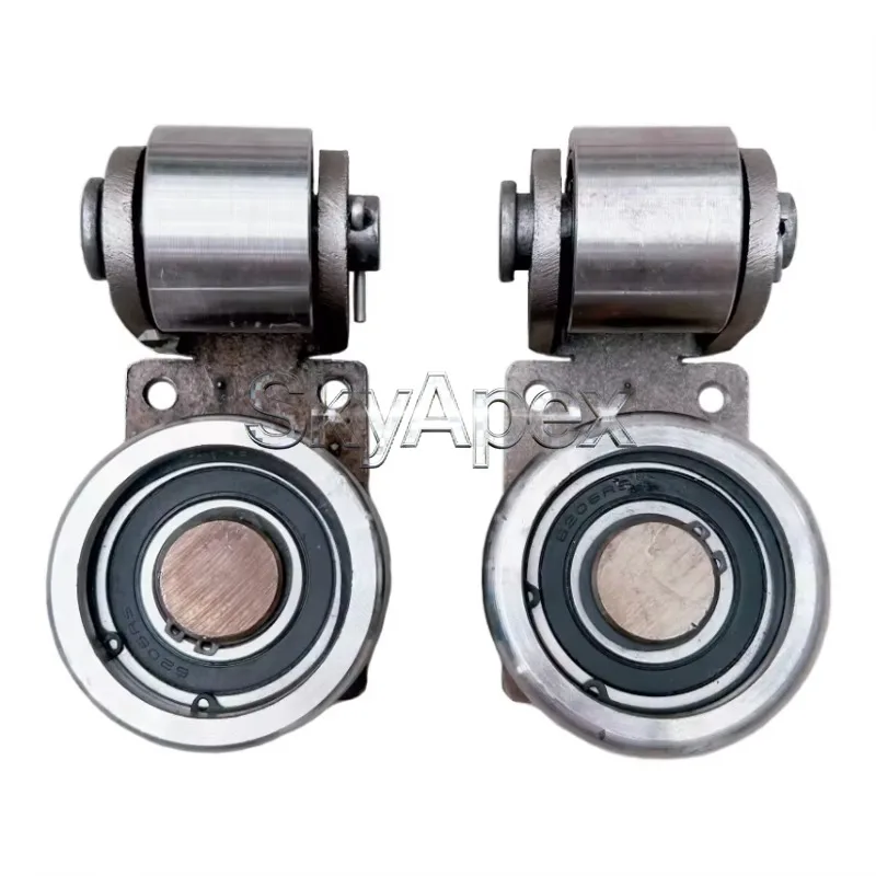 

Heavy Duty Deep Groove Ball Bearing Chrome Steel Hydraulic Goods Lift H-beam I-beam Guide Rail Wheel For Warehouse Lifting