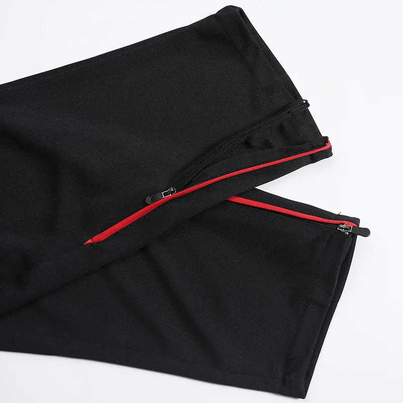 Quick Dry Mens Sports Soccer Football Training Pants With Zipper Pockets Running Jogging Long Pants view 6