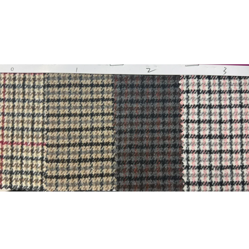 Men's Houndstooth Plaid Jacket Casual One Piece Vintage Check Pattern Coat Warm Outerwear Trendy Fall & Winter Outfit