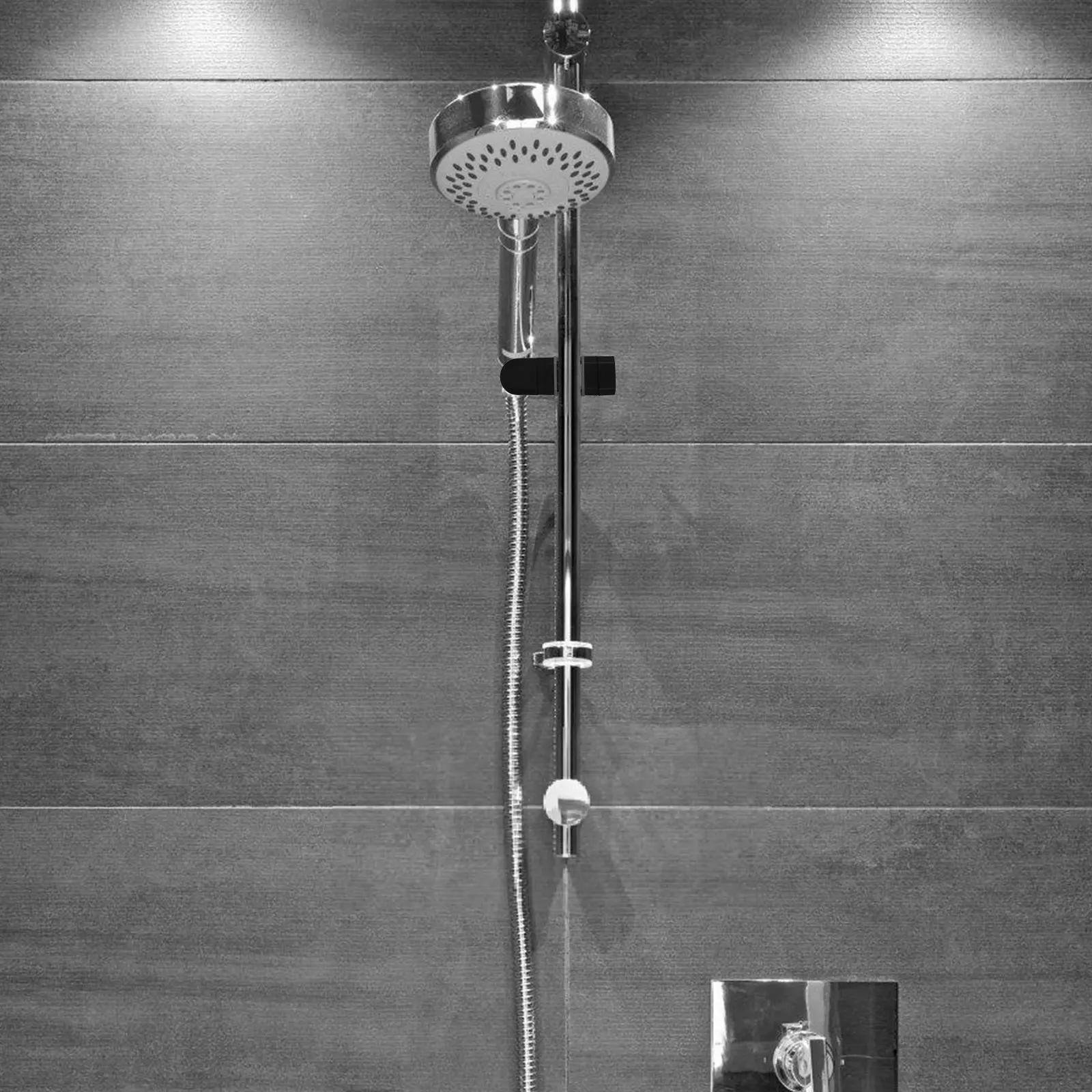 

Universal Adjustable Shower Head Holder Bathroom Shower Bracket Easy Install Rotation Fixing Base for Handheld Sprayer Bathroom