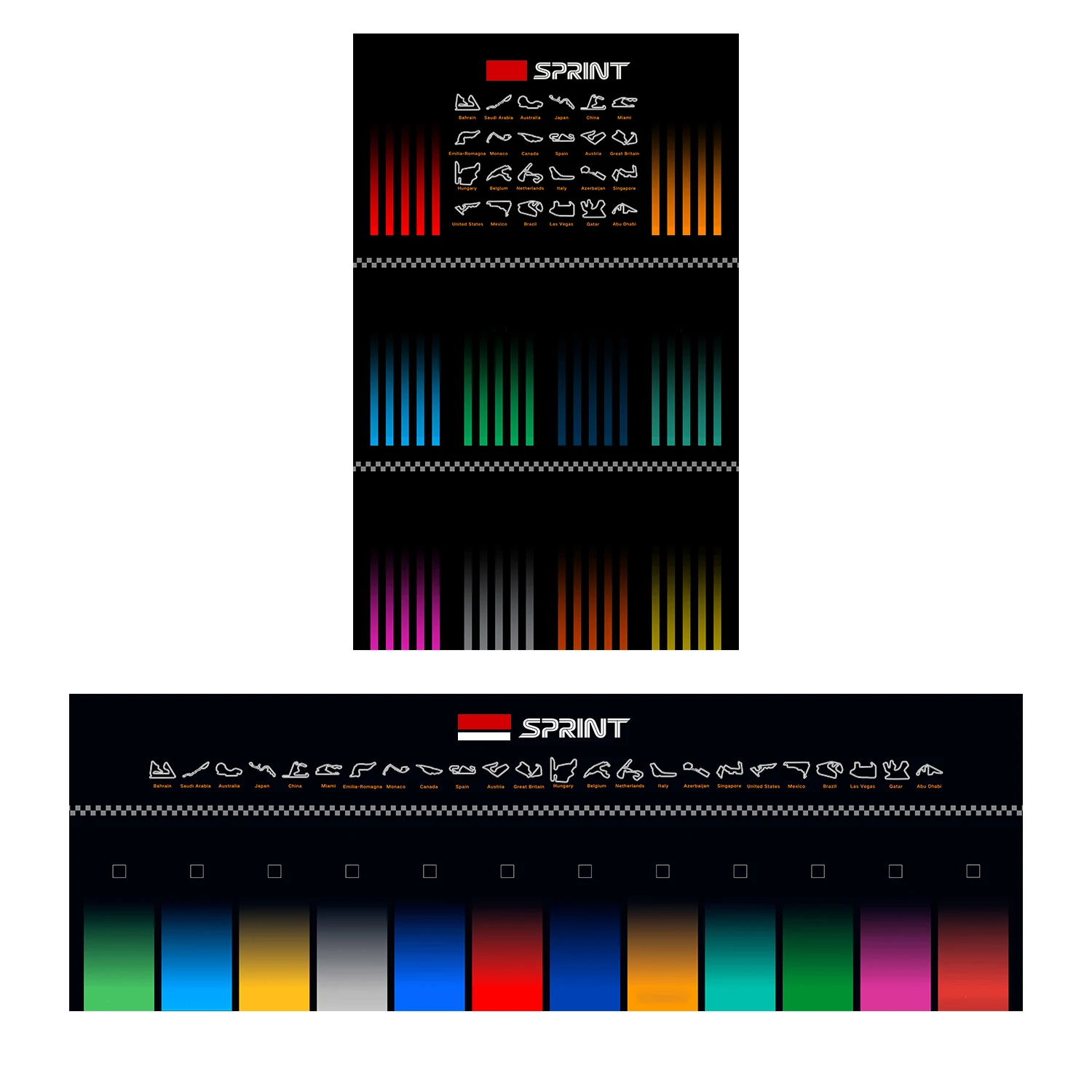 レゴスピード66802チャンピオンズ（77242、77243、77244、77259、77252）f1に適したhd印刷の壁掛けディスプレイポスター