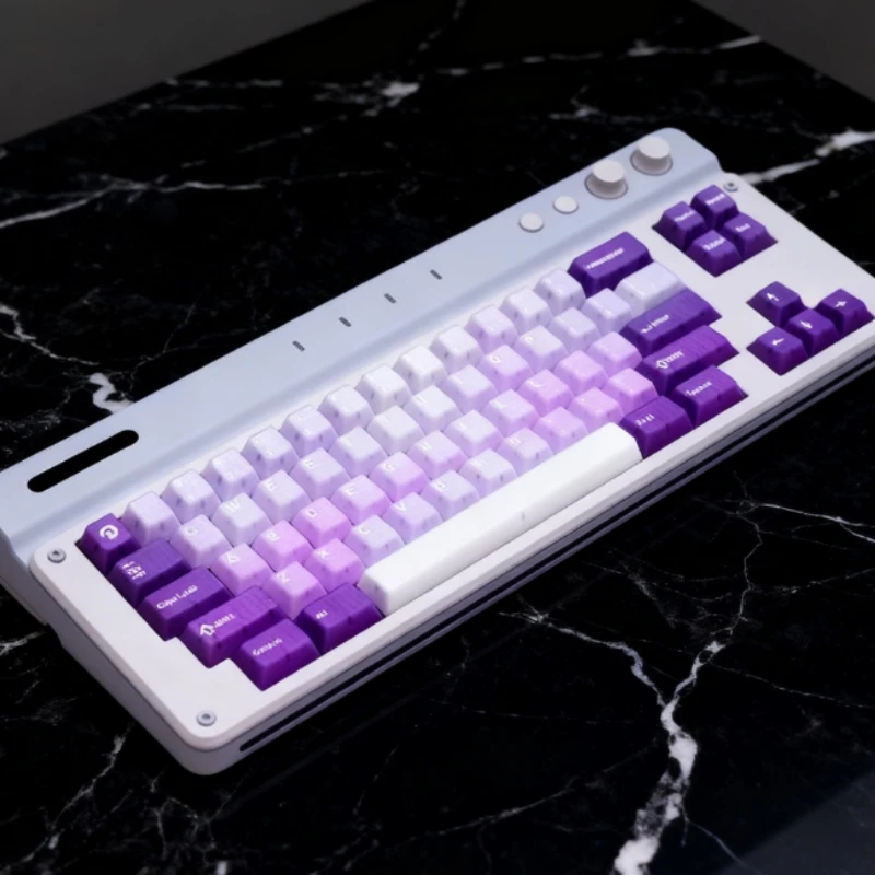 Kit de teclado TAC T2, placa de ubicación de PC, tallado de precisión CNC y pintura para hornear, electroforesis, diseño 65%, estructura de caja de barco, accesorios DIY