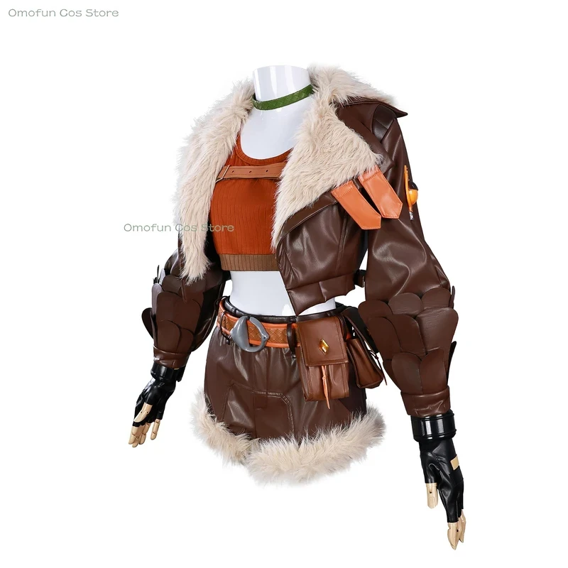 ABC123MARV Rivals Squirrel Girl Doreen Allene Green Cosplay Costume Women Clothes Coat Tail Wig Roleplay Hallo3;b,6/k'5; - view 6