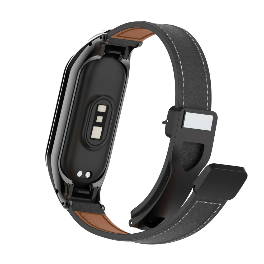 Strap For Mi band 7 6 5 Bracelet Sport belt leather watchband replacement Smartwatch bracelet for Xiaomi mi band 3 4 Wrist strap