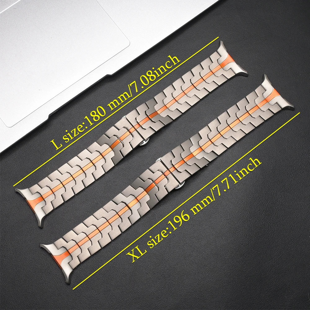 Samsung Galaxy Watch Ultra 2025 メンズ用チタンバンド、高級メタルストラップ、Samsung Galaxy Ultra 7、Galaxy Ultra 47MM対応