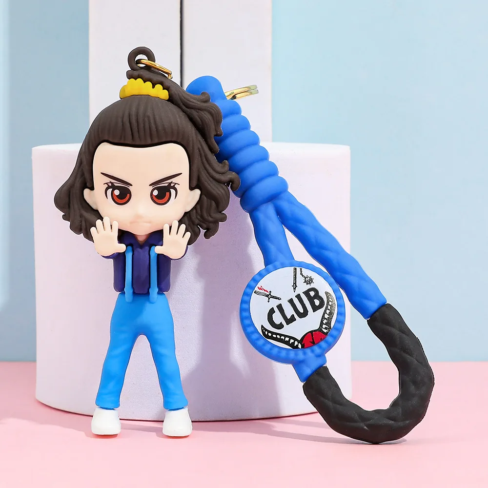 

Cartoon Weird Tales Keychain Kawaii Desktop Ornament Car Pendant Bag Accessory Car Keyring Christmas Gift