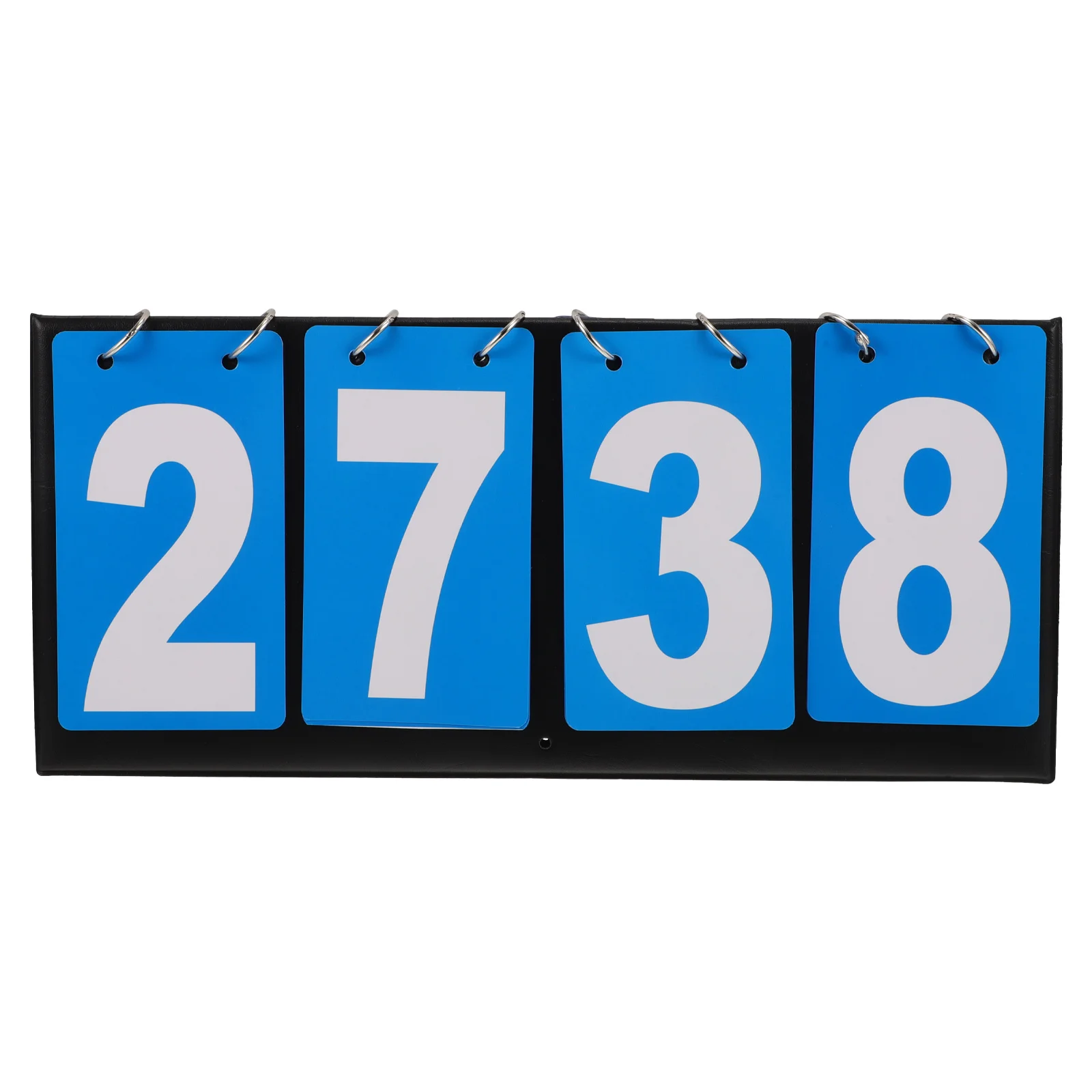 Basketball Score Board Scoreboard Keeper Sports Double Sided Blue Tabletop Flipper