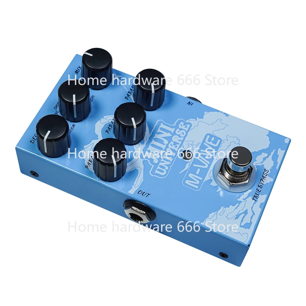 Analog Reverberation Guitar Effect Pedal Mini Single Block Pedal Pure Analog Processor Effector with True Bypass