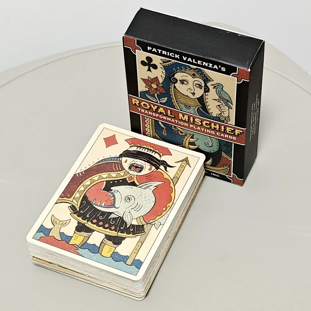 54 Pcs Poker Cards Royal Mischief Transformation Playing Cards Full Set Oracle Deck Printed on Double Embossed Cardstock 9*6cm