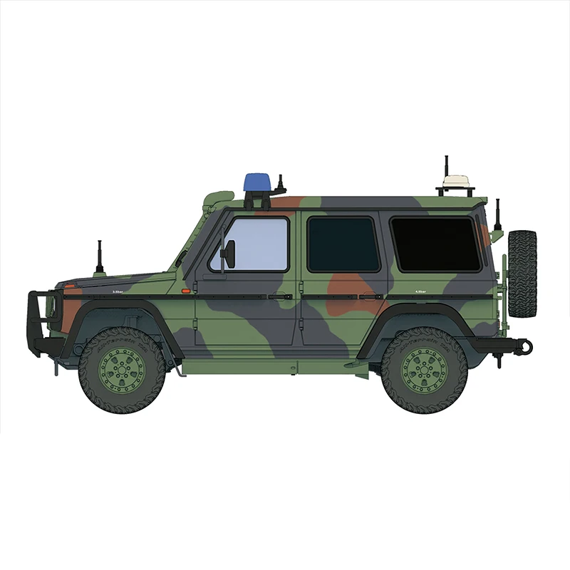 Kit modello di auto da assemblare Neverland Hooy N55001 Veicolo blindato con ruote leggere 1/35, lupo SSA