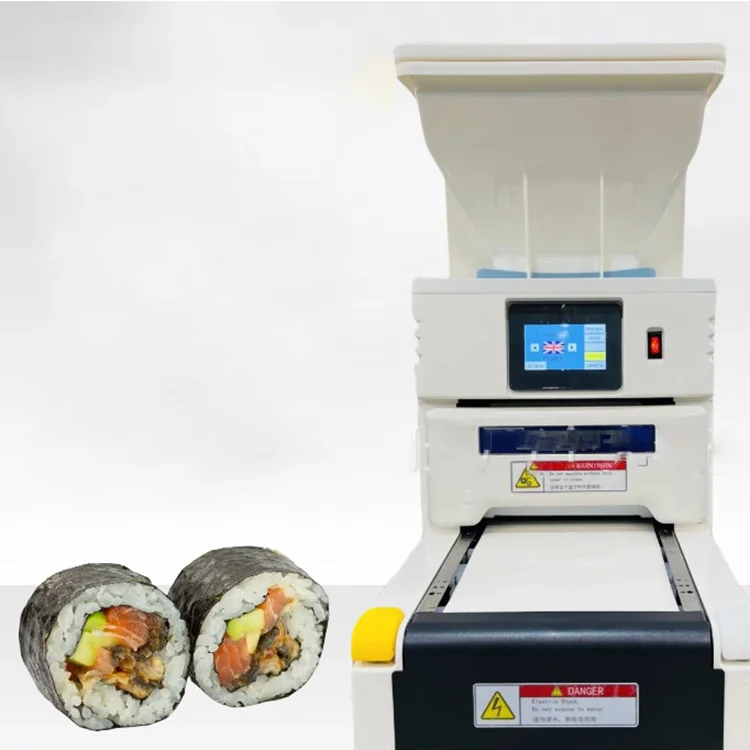 Adjustable Thickness Sushi Rice Sheet Machine Sushi Maker for Sushi Bar Low Noise Working