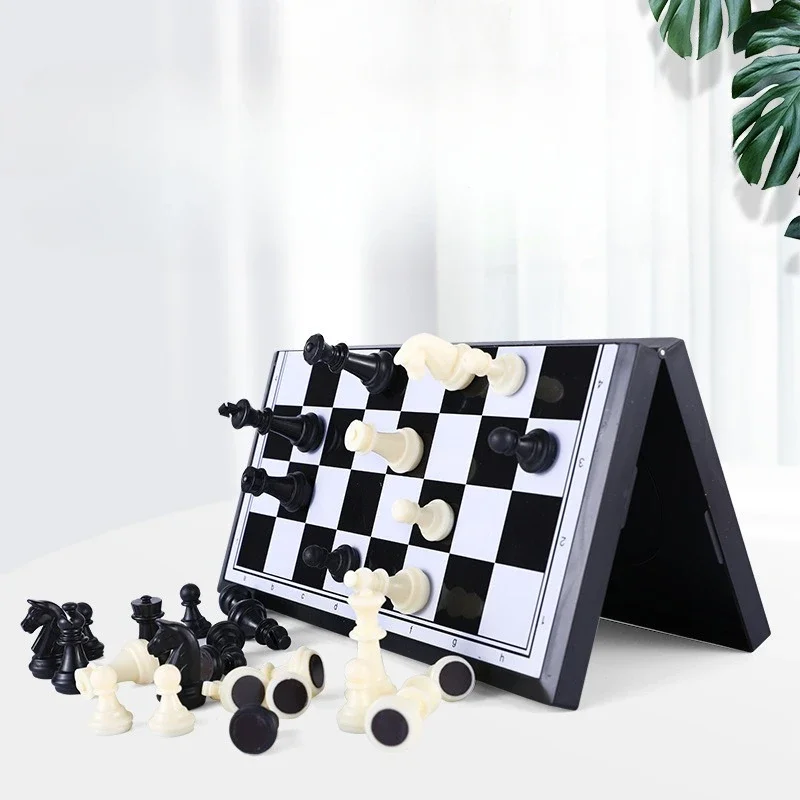 

Magnetic Chess Folding Convenient Storage Magnetic Chessboard Children's Parent-Child Entertainment Puzzle