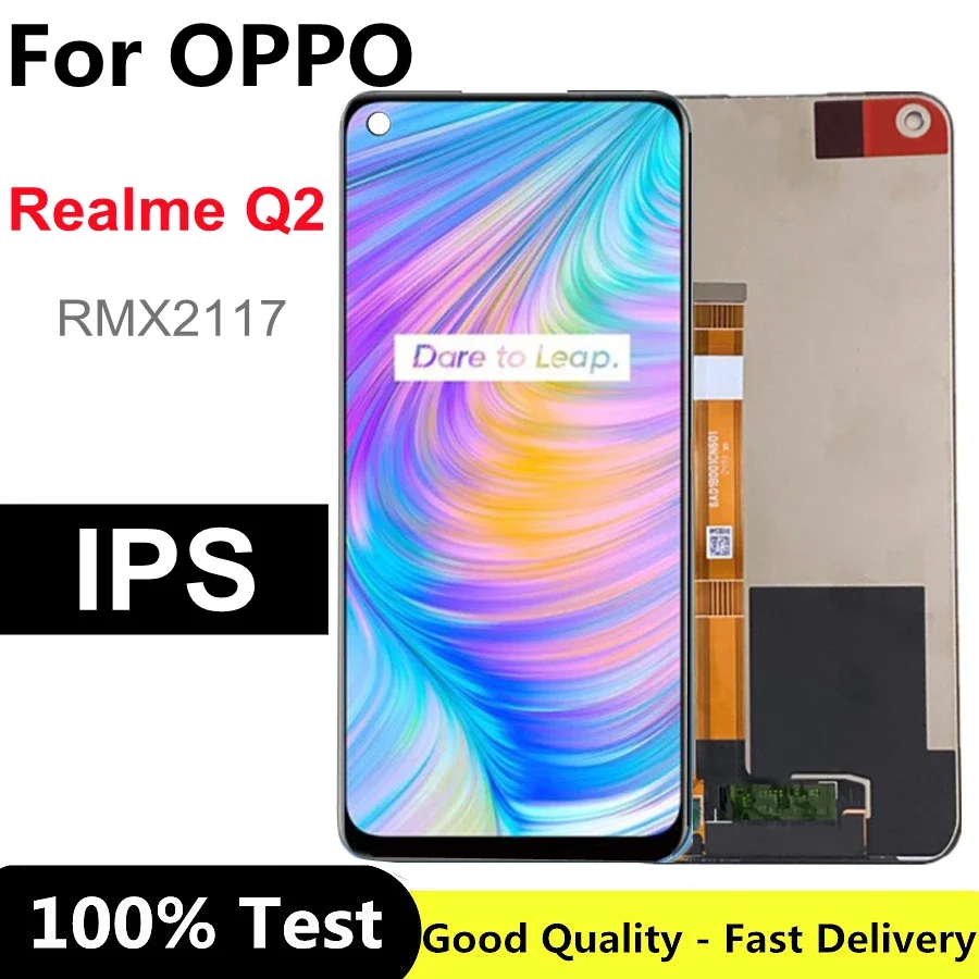 

6,5-дюймовый ЖК-экран для Oppo Realme Q2 RMX2117 + замена сенсорного экрана для OPPO Realme Q2 lcd