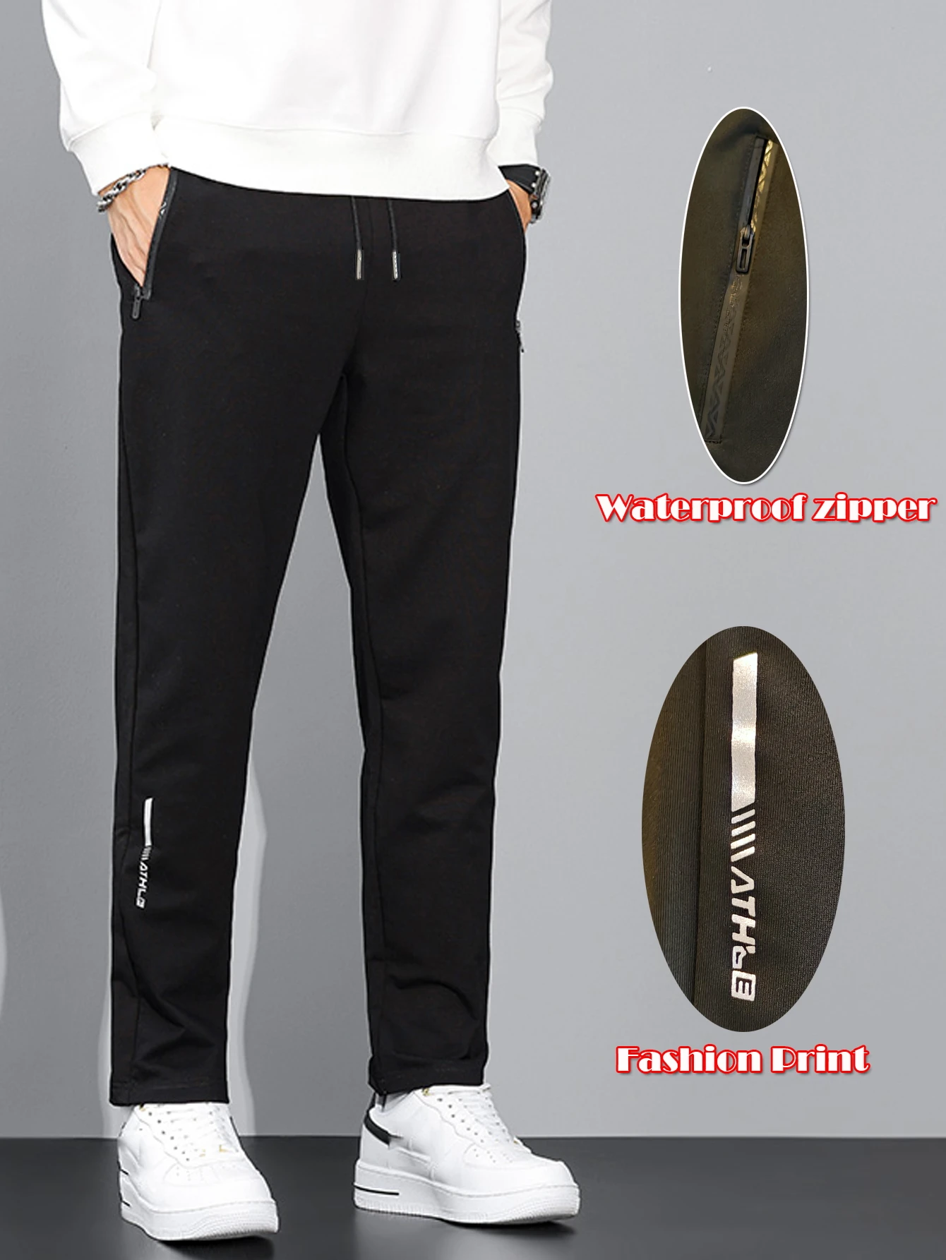 2024 Autumn Spring Knitted Pants Sweatpants Streetwear Joggers Sport Oversize 8XL Harajuku Trousers Men's Fashion