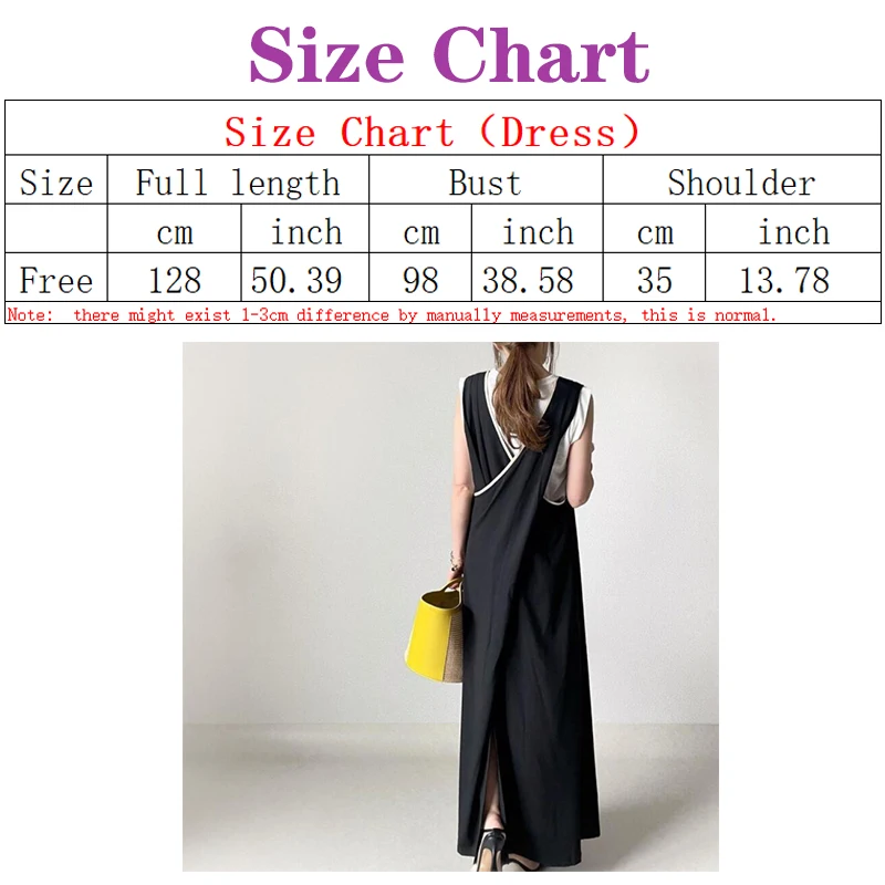 2023 Summer New Fresh Sweet Japan Korean Style Solid Deep V Cross Back Sleeveless Women Long Dress Vestidos De Mujer Harajuku