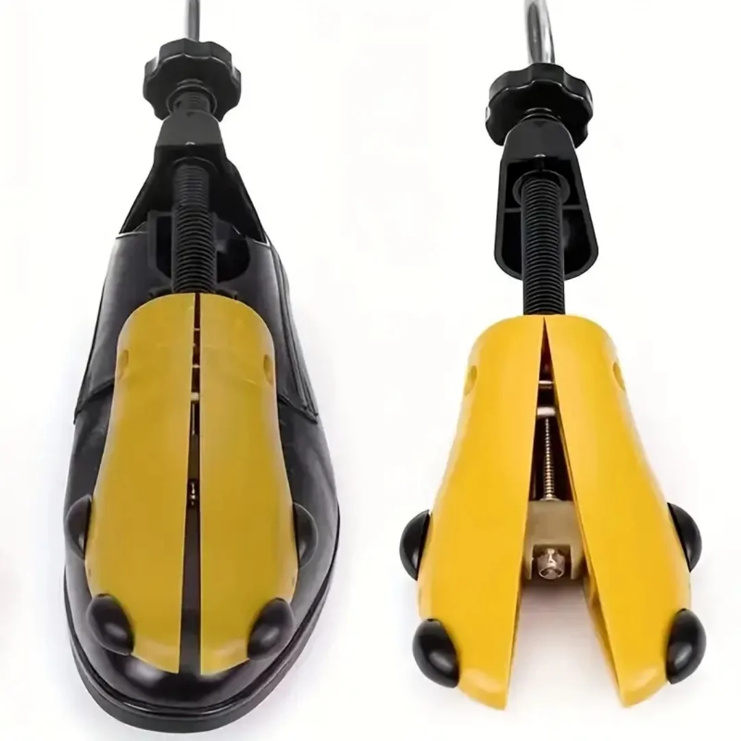 Repacego 1/2 قطعة أشجار الأحذية قابل للتعديل نقالة الأحذية البلاستيك المتوسع الرجال النساء للجنسين طول عرض الأحذية موسع حارس الكعوب