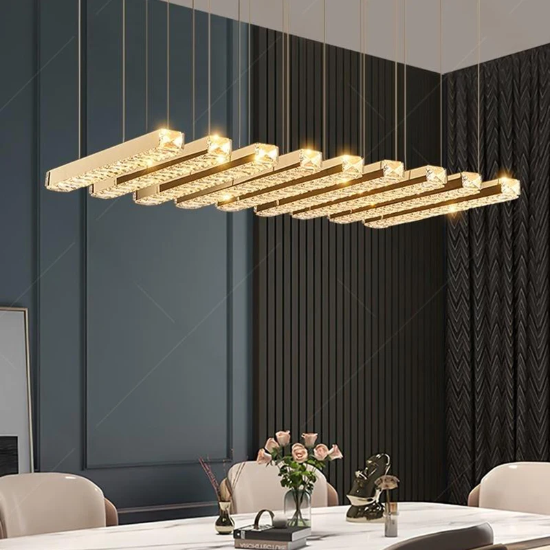 

MZISOSOD for luxury crystal pendant lights for living room chandelier for dining room ceiling lamp modern indoor lighting