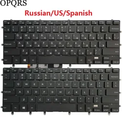 NEW FOR Dell Inspiron 7558 7568 XPS 15 7590 9550 9560 9570 9550 P56F NSK-LV0BC/W Backlit Russian/US/Spanish Laptop Keyboard
