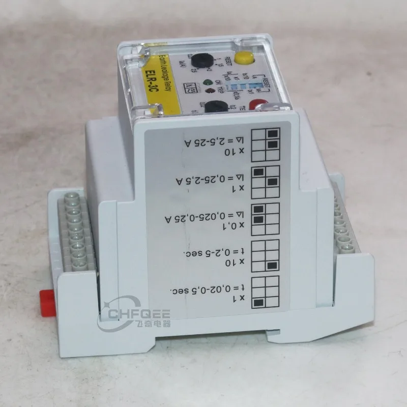 Grounded Leakage Protection Relay ELR-3C Zero Sequence Current Detection Instrument Overcurrent Program Control Instrument
