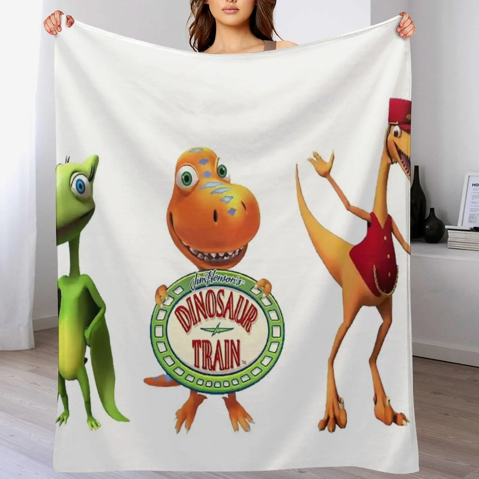 

Dinosaur Train Throw Blanket Bed covers Summer Blankets