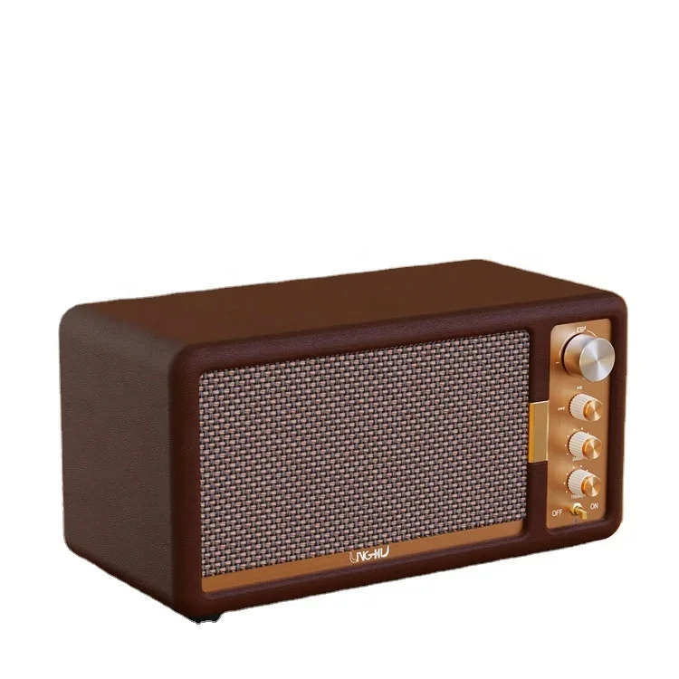 YYHC-Retro High Quality Home 18-22V Loud Desktop Bluetooth Speaker