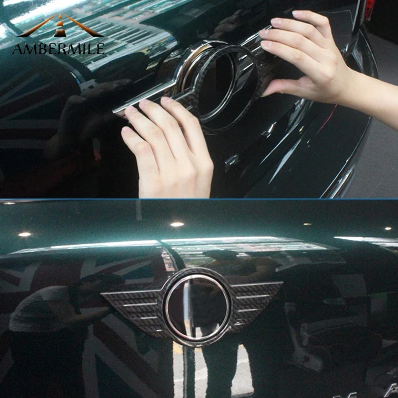 

Наклейка-эмблема из карбона на капот и багажник для Mini Cooper F54 F55 F56 F60 R55 R56 R57 R60 R61 Countryman
