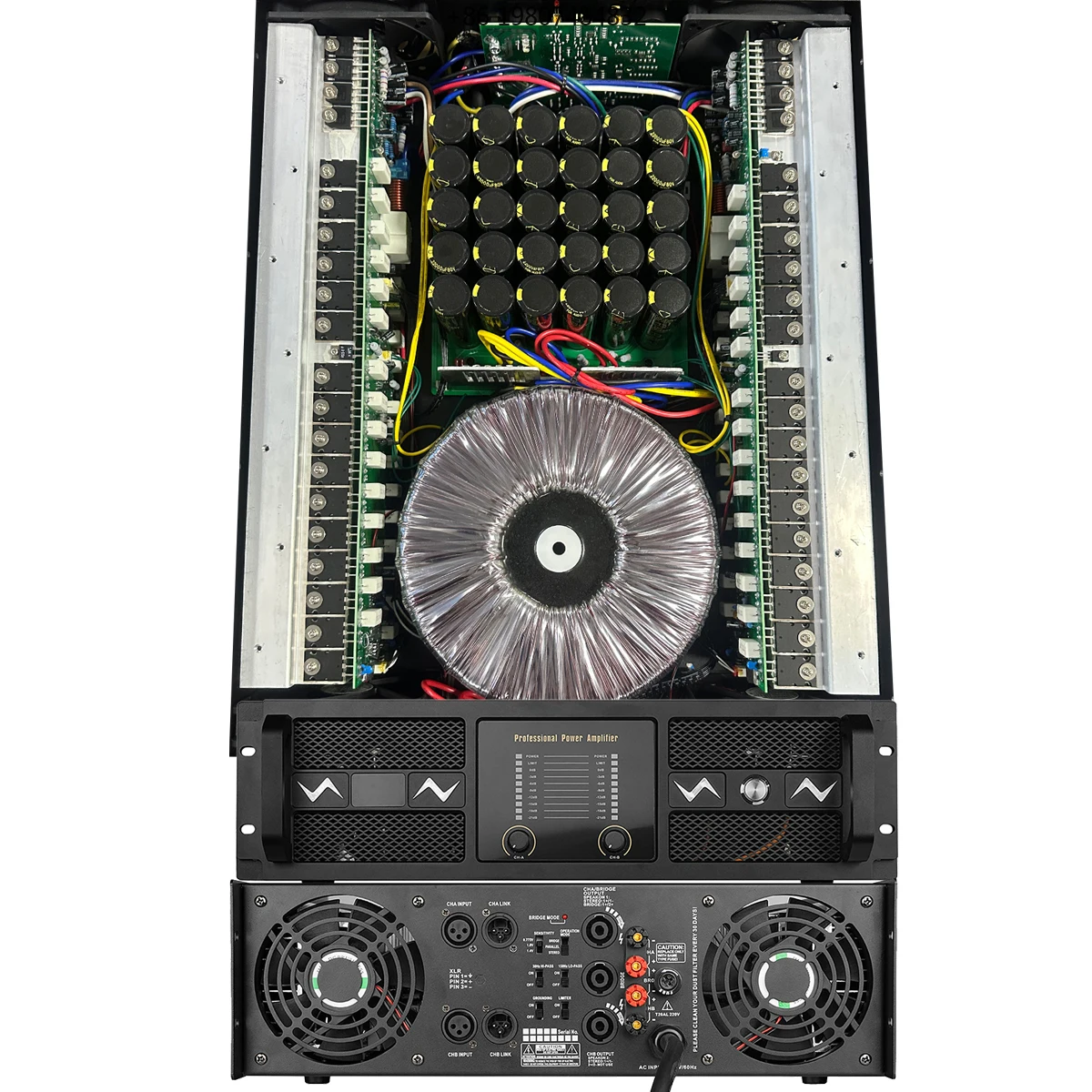 

H Factory Price DJ Power Amplifier Proaudio Amplificatore Di Potenza 2000W*2 for 21 Inch Subwoofer Class