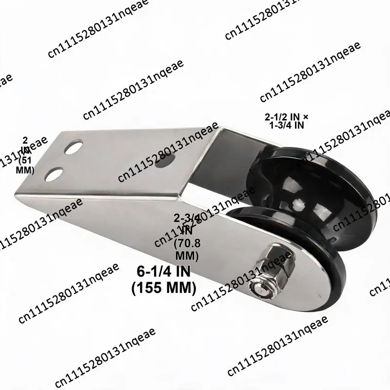 Stainless Steel Marine Anchor Wheel Yacht Rope Bracket Ship Hardware Parts