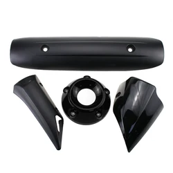 Motorcycle Exhaust Pipe Cover Cowl For Yamaha TMAX500 2012-2016 T-MAX TMAX T MAX 530 T-MAX530 2012 2013 2014 2015 2016