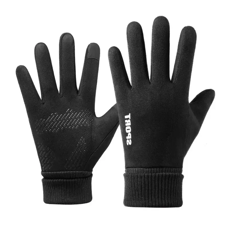 Winter skiën warme handschoenen voor mannen outdoor fietsen waterdicht, antislip, verdikt vrouwelijk paar touchscreen lam fleece