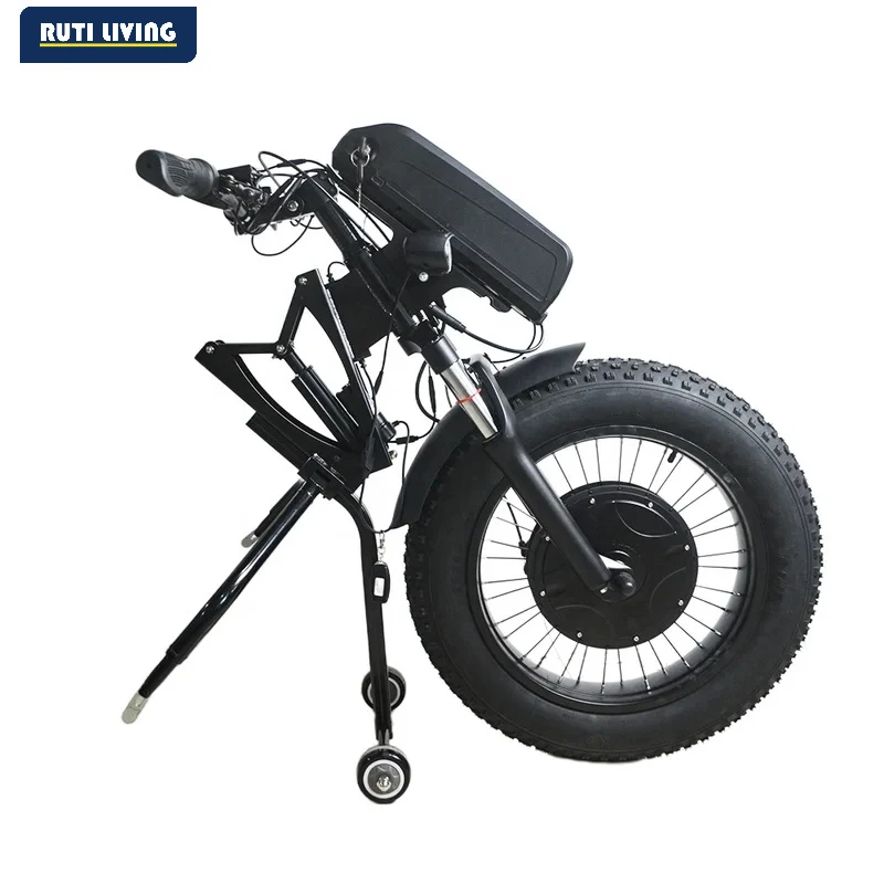 40 KM Electric Handcycle Tractor Conversion Kit 36V 250/350/500W Wheelchair Attachment for Disability Aid